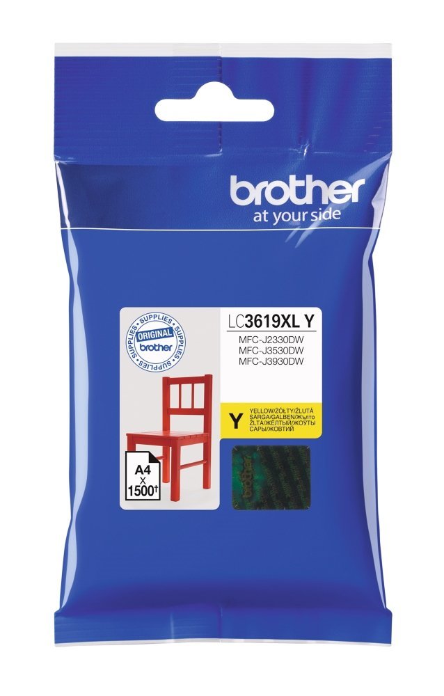BROTHER LC-3619XLY cartridge yellow - 1500str INK LC3619XLY