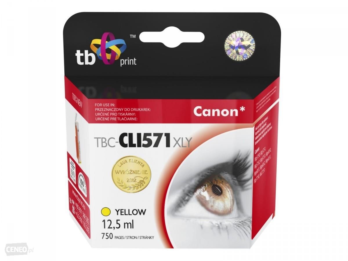 TB kompat. s Canon CLI-571XL YE Yellow TBC-CLI571XLY