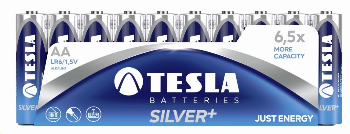 Tesla baterie alkaline Silver+ baterie AA LR6, 10pcs/pack 13062410