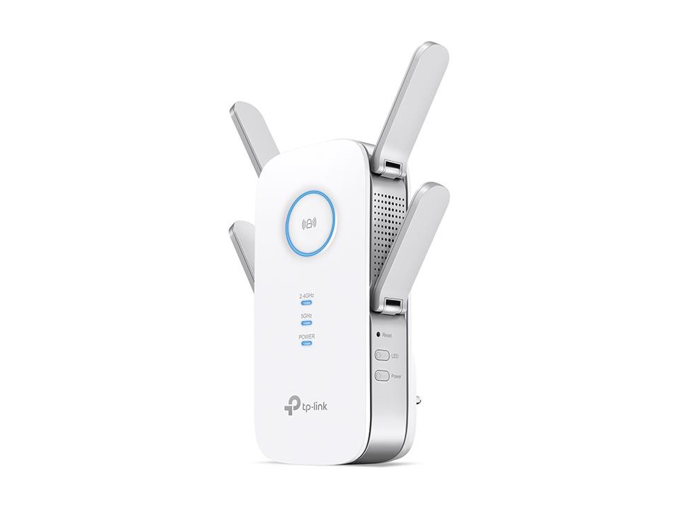 TP-Link RE650, Dual Band AC2600 Wireless Range Extender, Gigabit, Wall-plugged