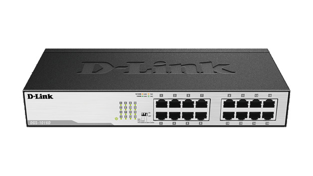 D-link DGS-1016D, 16x10/100/1000 Desktop Switch DGS-1016D/E