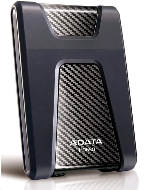 AData HD650, 2TB USB 3.1 2.5'' guma/plast (5400 ot./min) Černý AHD650-2TU31-CBK