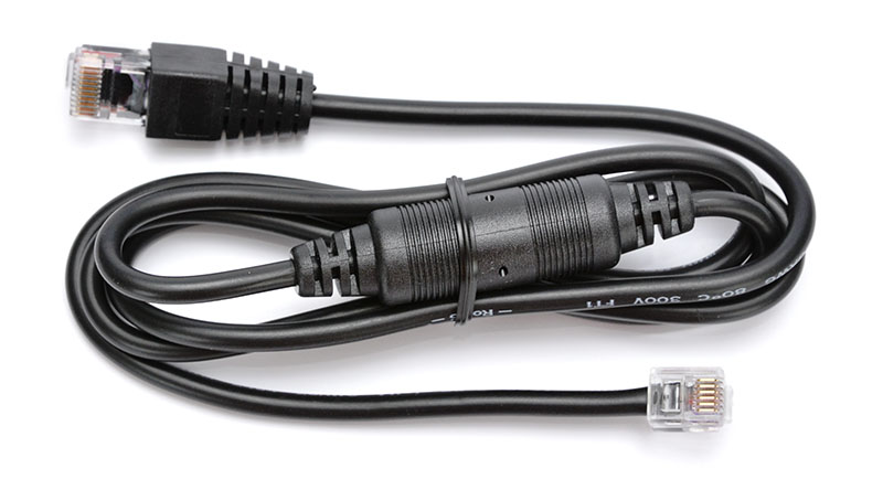 Virtuos kabel 10P10C-6P6C-24V pro pokladní zásuvky,černý EKA0511
