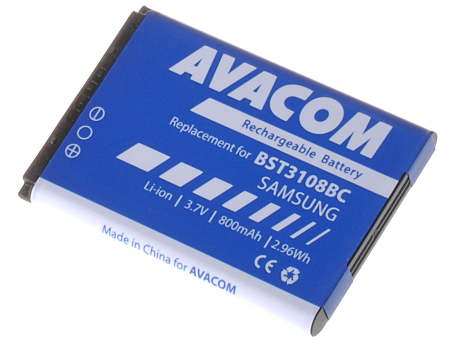 Avacom Baterie GSSA-E900-S800A do mobilu Samsung X200, E250 Li-Ion 3,7V 800mAh (náhrada AB463446BU)
