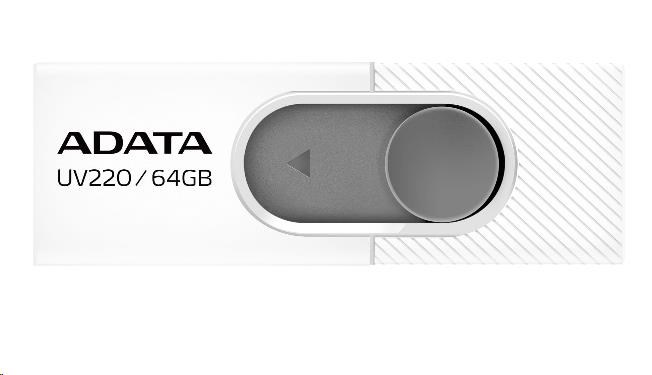 AData UV220 32GB, USB 2.0 bílo-šedý AUV220-32G-RWHGY