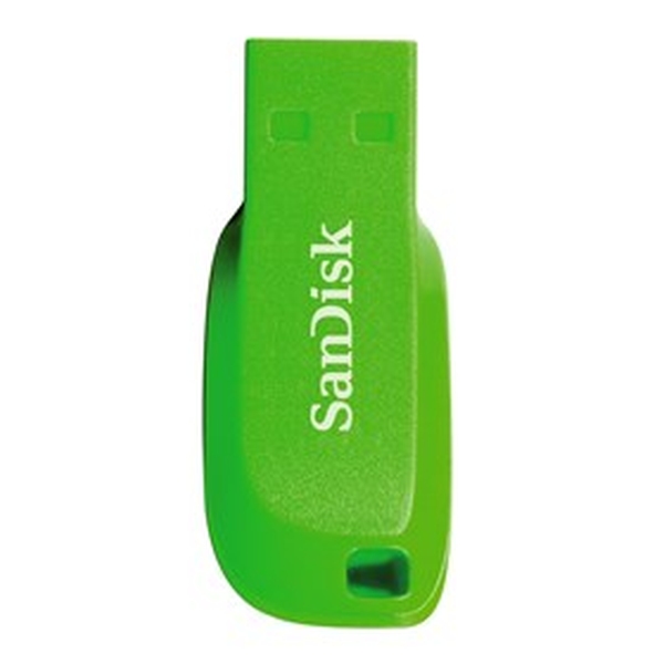 Sandisk FlashPen-Cruzer Blade, 32 GB elektricky zelená SDCZ50C-032G-B35GE