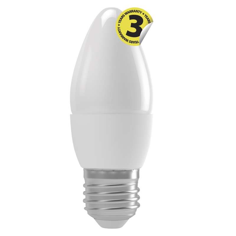 Emos LED žárovka CANDLE, 4W/30W E27, NW neutrální bílá, 330 lm, Classic A+ 1525733405