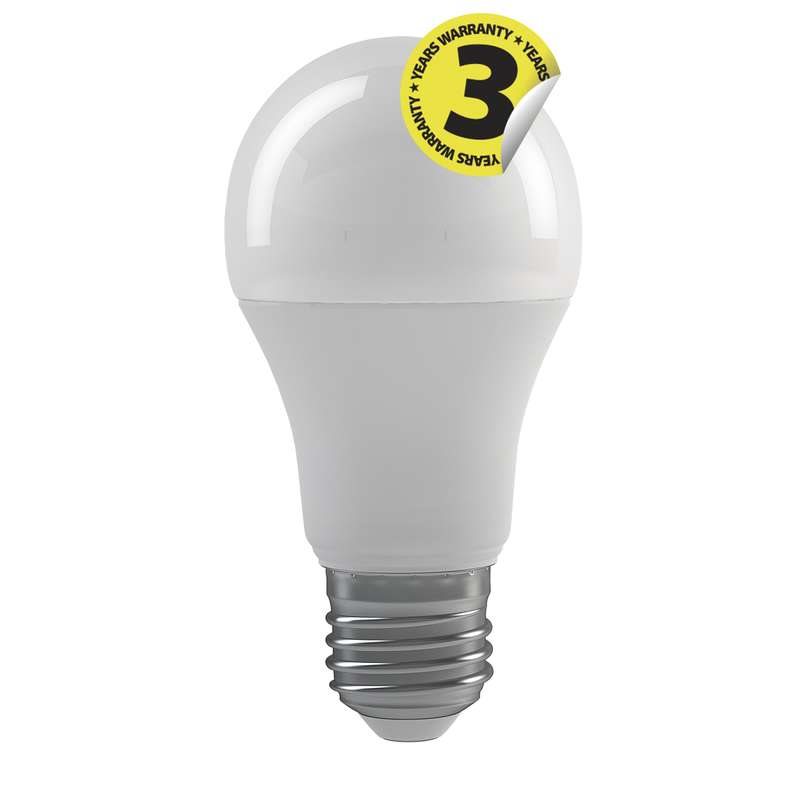 Emos LED žárovka Classic A60, 9W/60W E27, CW studená bílá, 806 lm, Classic A+ 1525733100
