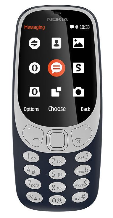 Nokia 3310, Dual SIM 2017 - Blue A00028108