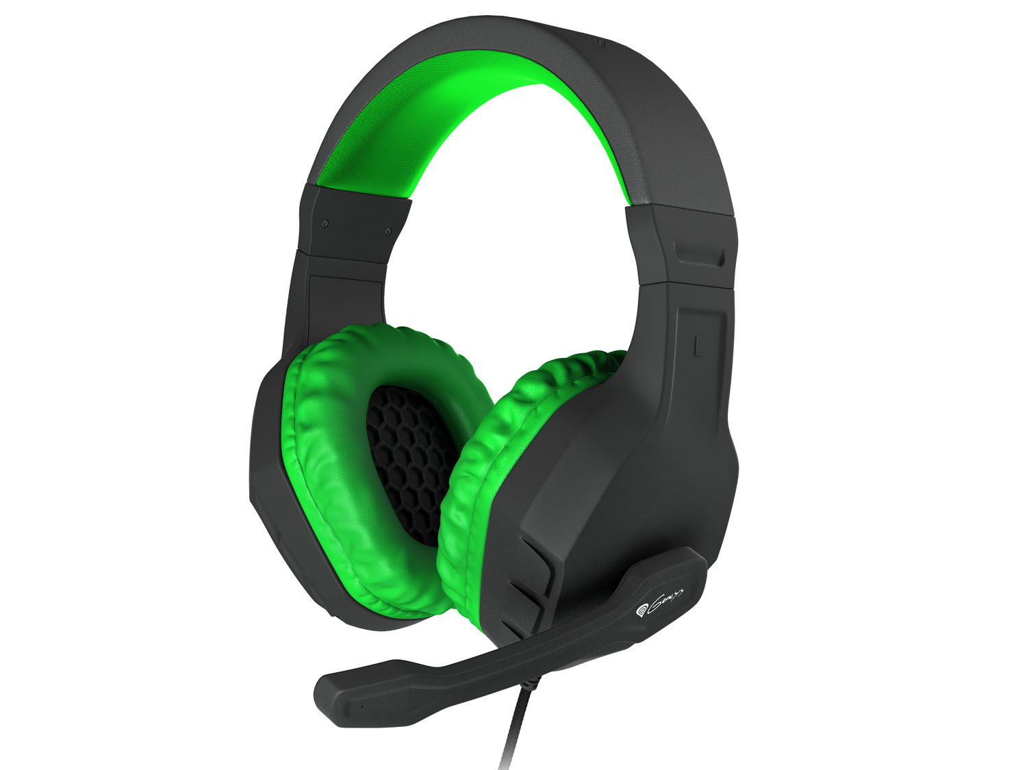 Natec Genesis Gaming headphones Argon 200 green NSG-0903