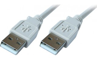 Premiumcord USB 2.0 A-A M/M 1m propojovací kabel KU2AA1