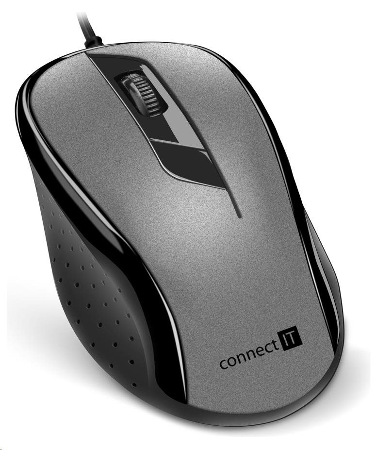 Connect It Optická myš, USB, šedá CMO-1200-GY