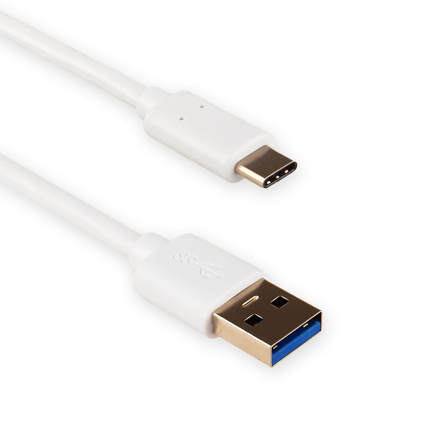4World Kabel USB 3.0 AM / B Micro USB-C, přenos dat/nabíjení 1.0m bílý 10321