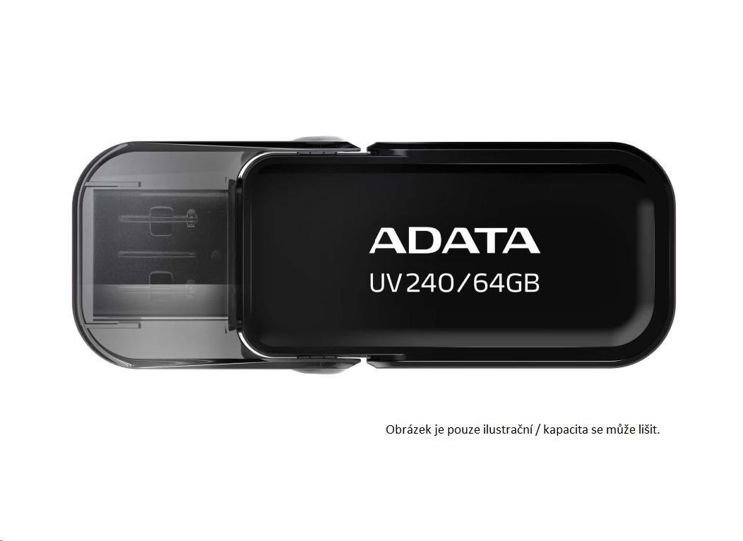 AData UV240 32GB, USB 2.0 Dash Drive, Black AUV240-32G-RBK