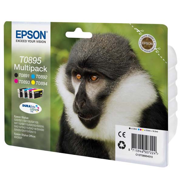 Epson Multipack CMYK DURABrite Ultra (T0895) C13T08954010