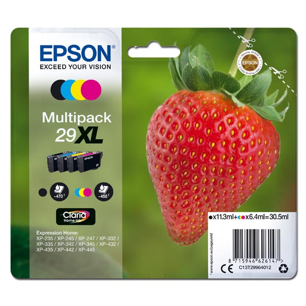 Epson Multipack 4-colours 29XL Claria Home Ink C13T29964012