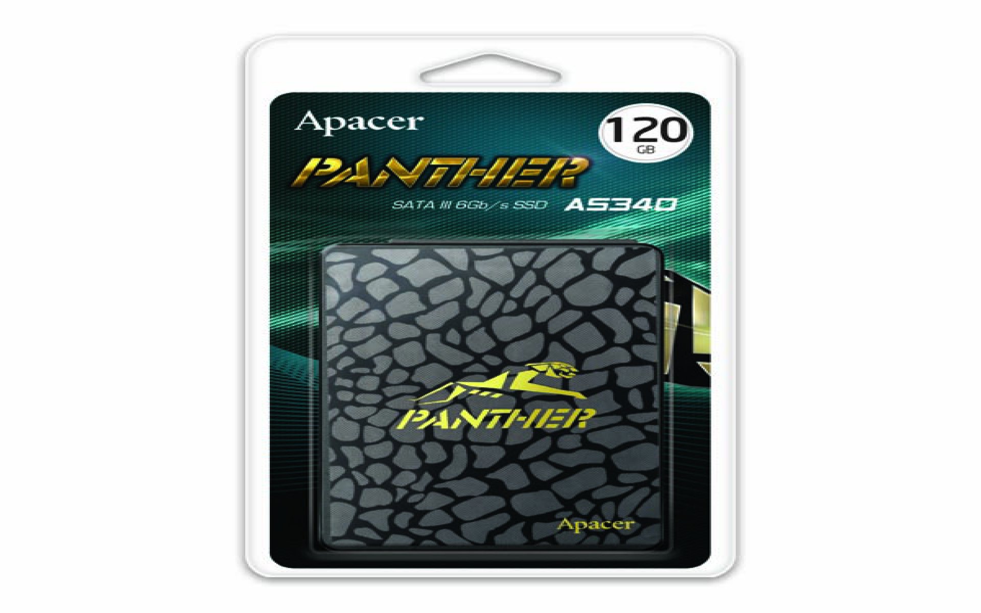 Apacer AS340 120GB SSD, Interní, 2,5'', SATAIII, 3D NAND AP120GAS340G-1