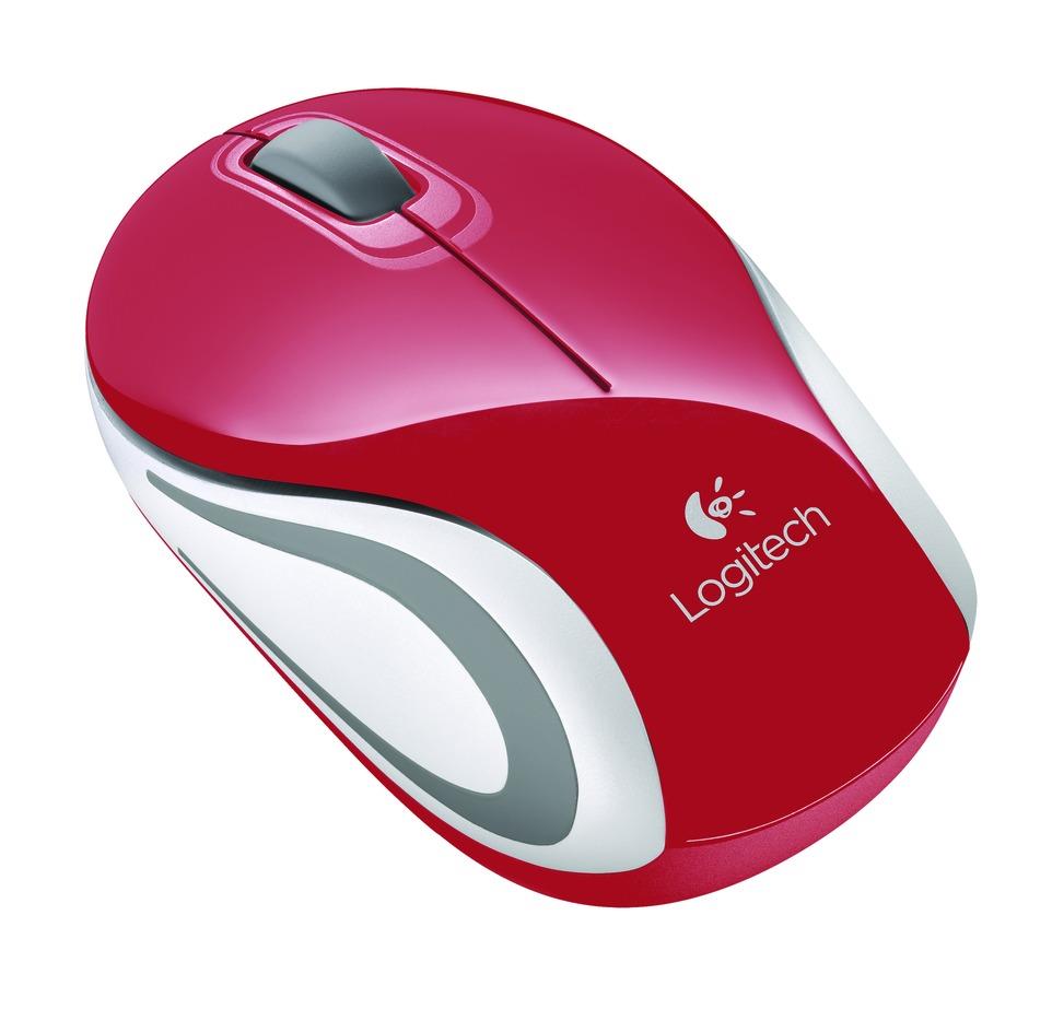 Logitech Wireless Mini Mouse M187, red 910-002732