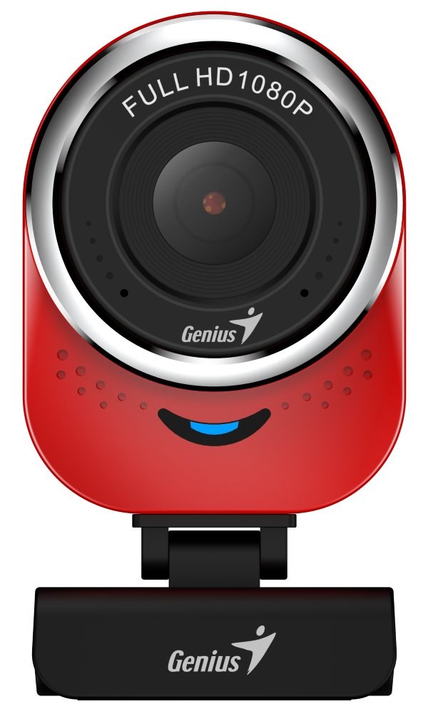 Genius QCam 6000, červená, Full HD 1080P, USB2.0, mikrofon 32200002408