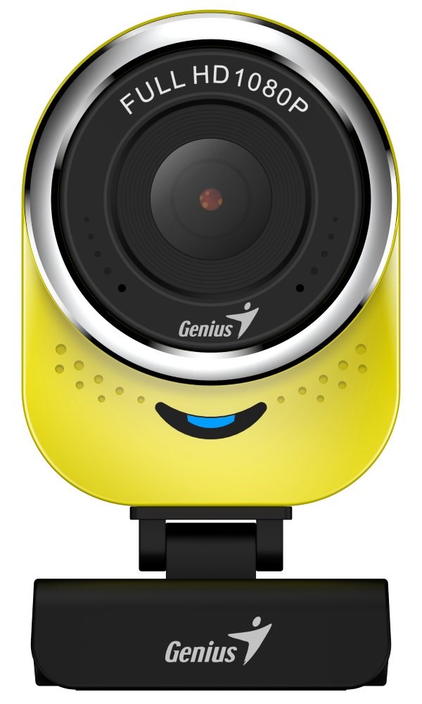 Genius QCam 6000, žlutá, Full HD 1080P, USB2.0, mikrofon 32200002409