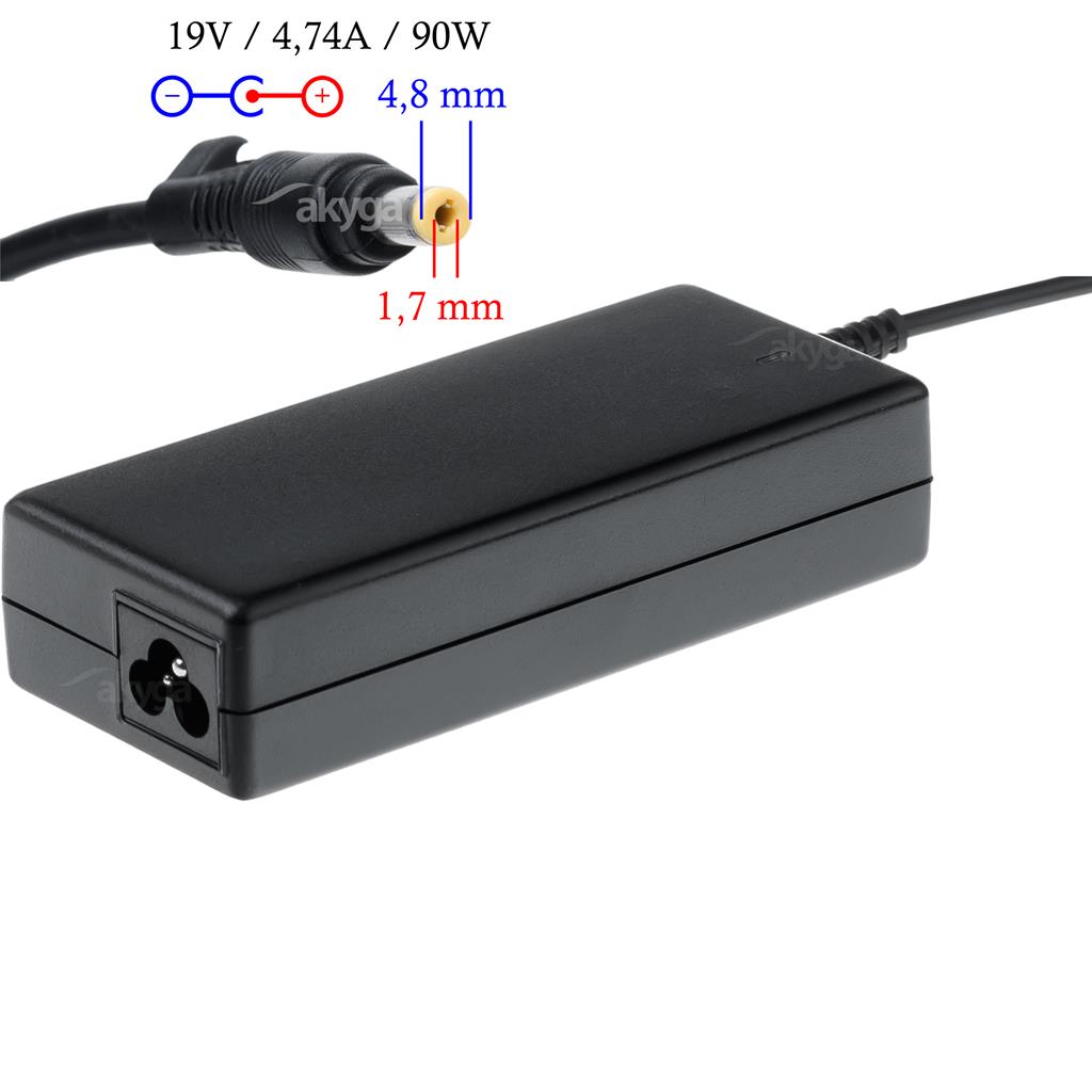 Akyga notebook power adapter AK-ND-08 19V/4.74A 90W 4.8x1.7 mm HP