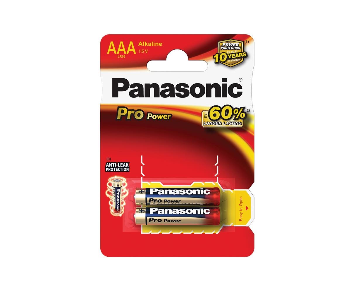 Panasonic Alkalické baterie Pro Power AAA 1,5V balení - 2ks
