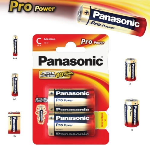 Panasonic Alkalické baterie Pro Power C 1,5V balení - 2ks
