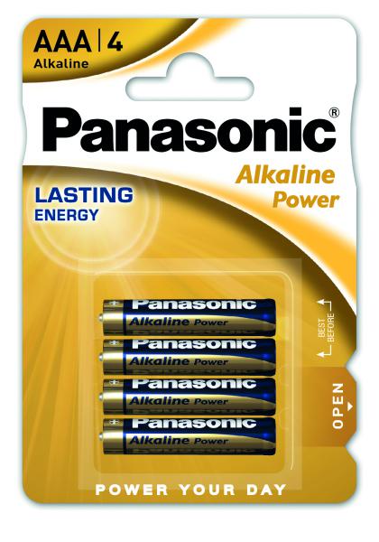 Panasonic Alkalické baterie Alkaline Power AAA 1,5V balení - 4ks 12210