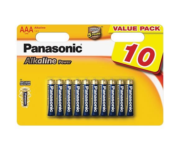 Panasonic Alkalické baterie Alkaline Power AAA 1,5V balení - 10ks