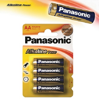 Panasonic Alkalické baterie Alkaline Power AA 1,5V balení - 4ks 12036