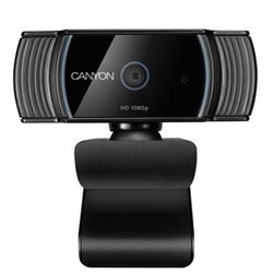 Canyon webkamera 1080P full HD 2.0Mega auto focus, USB2.0 , otočná 360°, vestavěný mikrofon CNS-CWC5