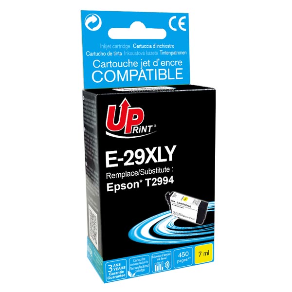 UPrint kompatibilní ink s C13T29944010, T29XL, yellow, 450str., 7ml, E-29XLY, pro Epson Expression H