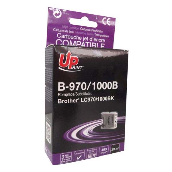UPrint kompatibilní ink s LC-1000BK, black, 18ml, B-970B, pro Brother DCP-330C, 540CN, 130C, MFC-240
