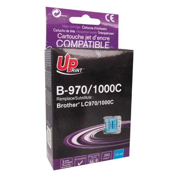 UPrint kompatibilní ink s LC-1000C, cyan, 10ml, B-970C, pro Brother DCP-330C, 540CN, 130C, MFC-240C,