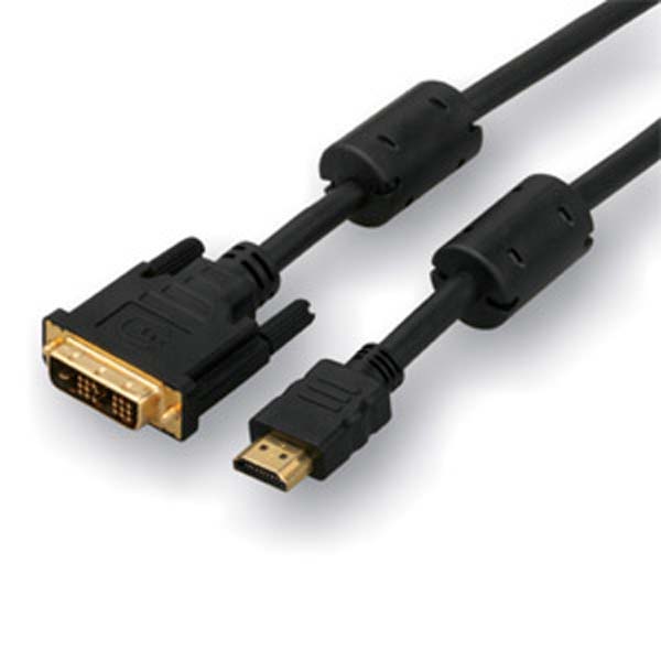 Logo Kabel DVI 18+1 M-HDMI M, 3m, černá, blistr 25252