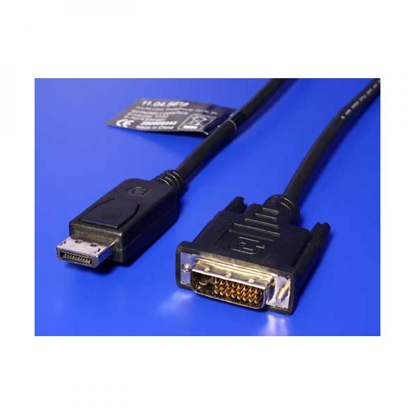 Logo Kabel DisplayPort M-DVI 24+1 M, 2m, černá