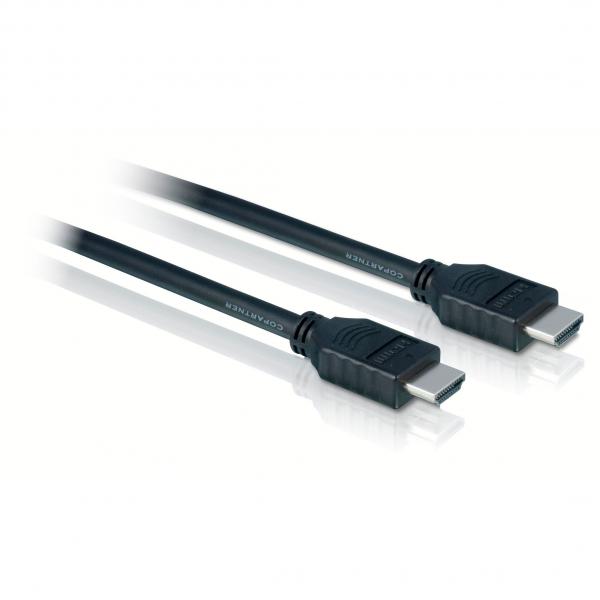 Logo Kabel HDMI M-HDMI M, High Speed, 10m, černá