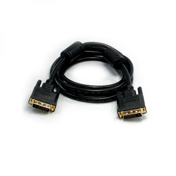 Logo Kabel DVI 24+1 M-DVI 24+1 M, Dual link, 10m, zlacené konektory, stíněný, černá