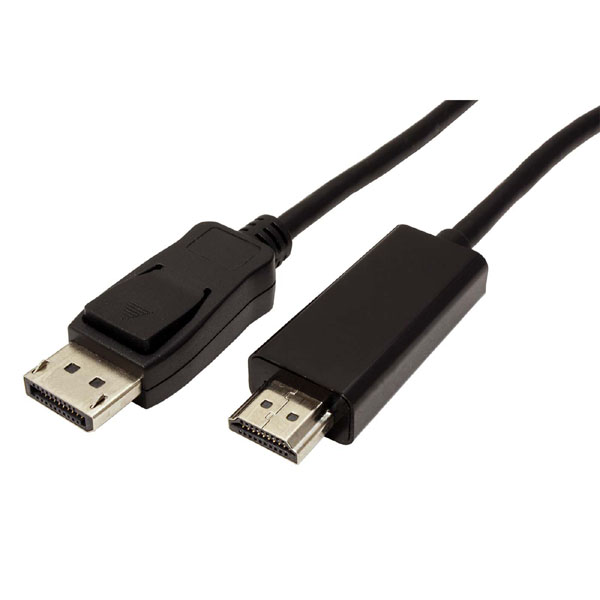 Logo Kabel DisplayPort M-HDMI M, 1m, černá