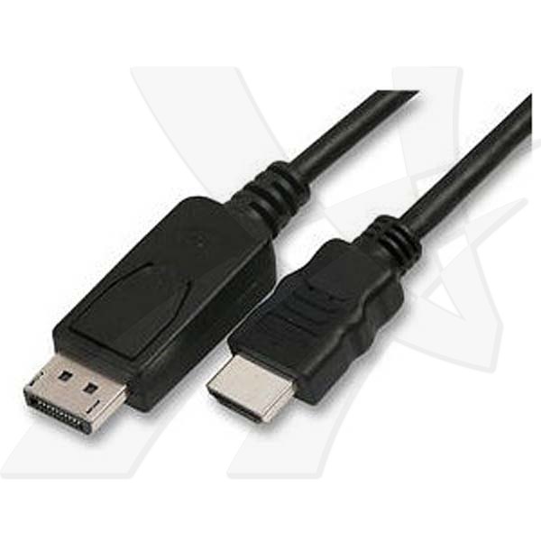 Logo Kabel DisplayPort M-HDMI M, 5m, černá
