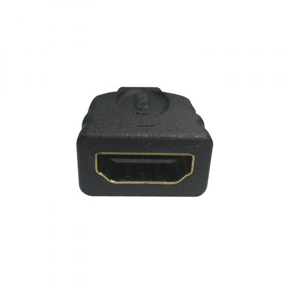 Logo Audio/video Redukce, HDMI micro M-HDMI F, 0, černá, zlacené konektory