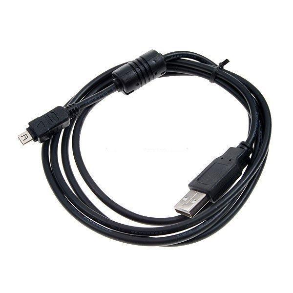 Logo Kabel USB 2.0, USB A M-12 pin M, 1.8m, černý, blistr, OLYMPUS 27559