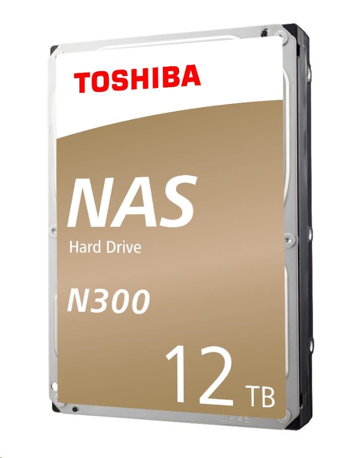 Toshiba N300 HDD 3.5'', 12TB, SATA/600, 7200RPM, 256MB cache, BOX HDWG21CEZSTA