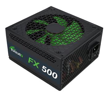 Evolveo FX 500, zdroj 500W ATX, 14cm, tichý, 80+, bulk CZEFX500