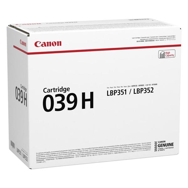 Canon CRG 039 H, černý velký 0288C001