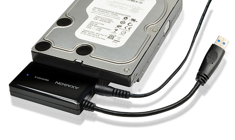 AXAGON USB3.0 - SATA 6G HDD FASTport3 adap. vč. AC ADSA-FP3