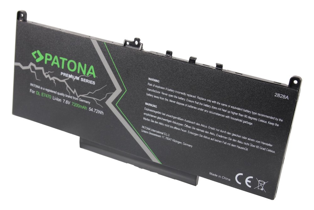Patona baterie pro ntb DELL LATITUDE E7260/E7270/E7470 7200mAh Li-lon 7,6V PT2828
