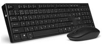 Connect It Combo bezdrátová černá klávesnice + myš, CZ + SK layout CKM-7500-CS