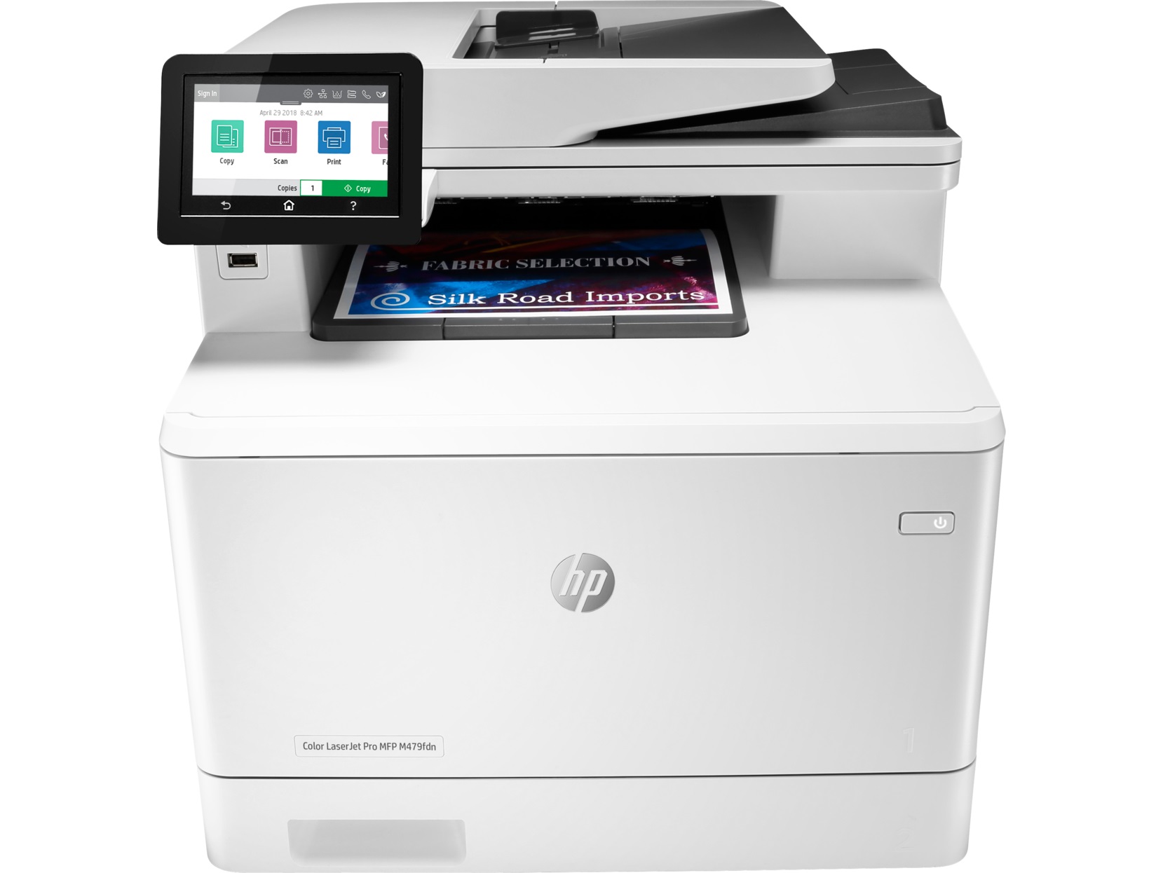 HP Color LaserJet Pro M479fdn MFP, A4,27ppm,print+scan+copy+fax,600x600dpi,USB,LAN,ADF,duplex W1A79A