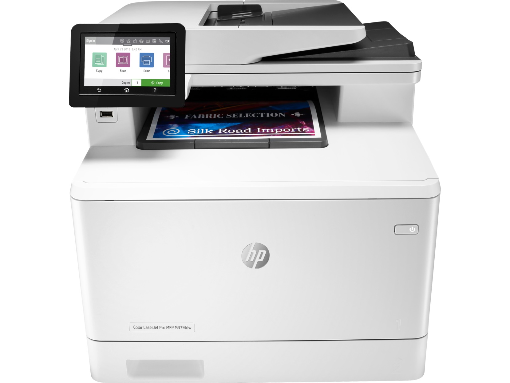 HP Color LaserJet Pro M479fdw MFP, A4,27ppm,print+scan+copy+fax,600x600dpi,USB,LAN,WiFi,ADF,duplex W1A80A
